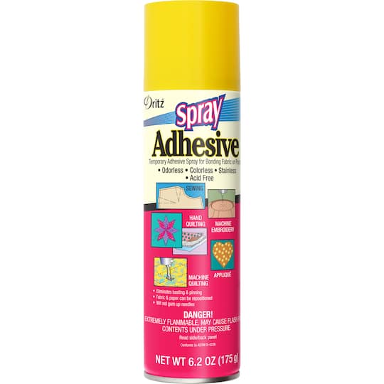 Dritz® Clear Temporary Spray Adhesive for Fabric & Paper